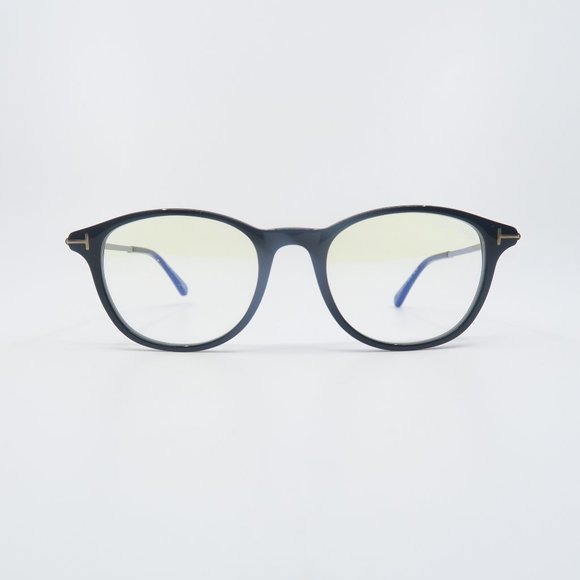 Tom Ford Other - Tom Ford TF 5553-B 001 50mm Black-Gunmetal-Blue Light Block, New Eyeglasses.